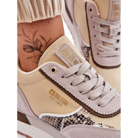 Zapatillas de deporte de moda Sistema de espuma de memoria Big Star LL274364 Beige 9