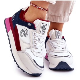 Zapatillas Memory Foam System Big Star LL274369 Blanco-Rojo 11