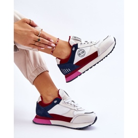 Zapatillas Memory Foam System Big Star LL274369 Blanco-Rojo 10