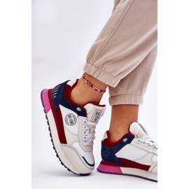 Zapatillas Memory Foam System Big Star LL274369 Blanco-Rojo 4