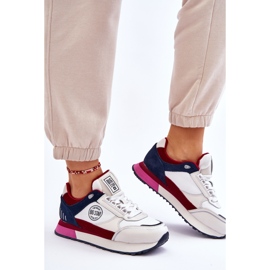 Zapatillas Memory Foam System Big Star LL274369 Blanco-Rojo 7