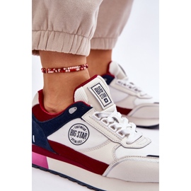 Zapatillas Memory Foam System Big Star LL274369 Blanco-Rojo 5