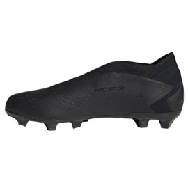 Adidas Predator Accuracy.3 Ll Fg M GW4598 zapatos de fútbol negro negro 1