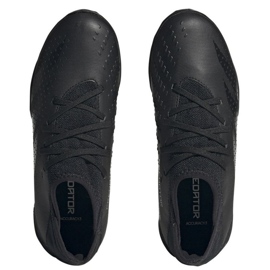 Adidas Predator Accuracy.3 Tf Jr GW7080 zapatos de fútbol negro negro 2