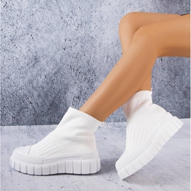 PA1 Zapatillas estilo calcetín blancas Searlait blanco 1 PA1 Zapatillas estilo calcetín blancas Searlait blanco 1