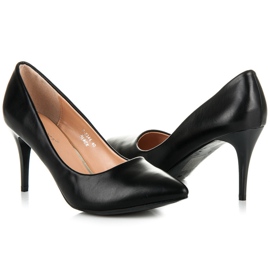 Ideal Shoes tacones negros 4