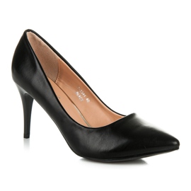 Ideal Shoes tacones negros 1