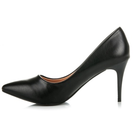 Ideal Shoes tacones negros 2