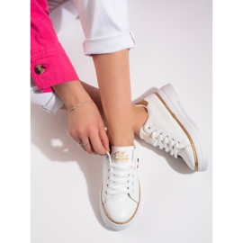 W. Potocki Zapatos deportivos blancos en la plataforma Potocki 3