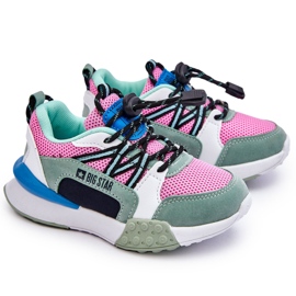 Zapatillas Deportivas Infantiles Memory Foam System Big Star LL374219 Rosa-Verde rosado 11