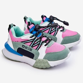 Zapatillas Deportivas Infantiles Memory Foam System Big Star LL374219 Rosa-Verde rosado 3