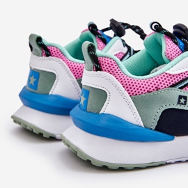 Zapatillas Deportivas Infantiles Memory Foam System Big Star LL374219 Rosa-Verde rosado 4