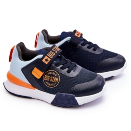 Zapatillas Deportivas Infantiles Bajas Memory Foam System Big Star LL374215 Azul Marino 9