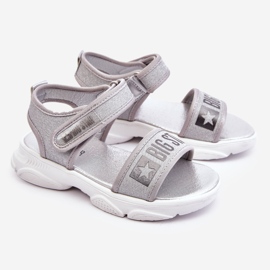 Sandalias Infantiles Velcros Big Star LL374194 Plata 1