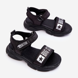 Sandalias Infantiles Velcros Big Star LL374192 Negro 4