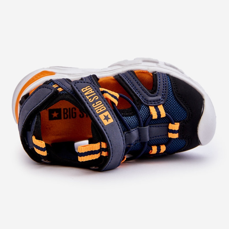 Sandalias Ligeras Infantiles Big Star LL374212 Azul Marino 2