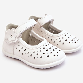 PA1 Bailarinas infantiles altas caladas con velcro Blanco Jianna 1 PA1 Bailarinas infantiles altas caladas con velcro Blanco Jianna 1