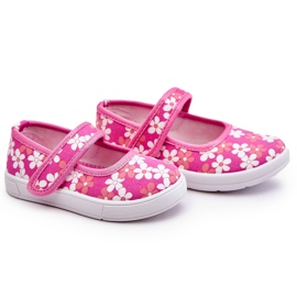 Bailarinas Infantiles Flores Rosas Noah rosado 16