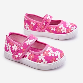 Bailarinas Infantiles Flores Rosas Noah rosado 11