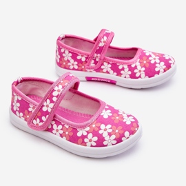 Bailarinas Infantiles Flores Rosas Noah rosado 2