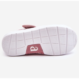 Bailarinas Infantiles Con Velcro Estampado Selah Rosa rosado 1