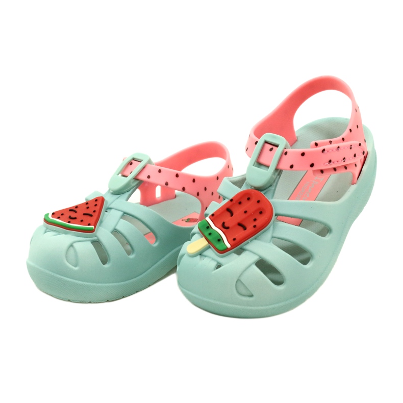 Sandalias Niños Ipanema 83353 AH745 Verde Rosa 3
