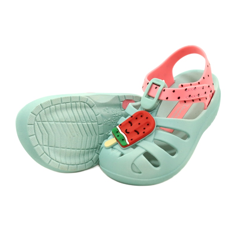 Sandalias Niños Ipanema 83353 AH745 Verde Rosa 4