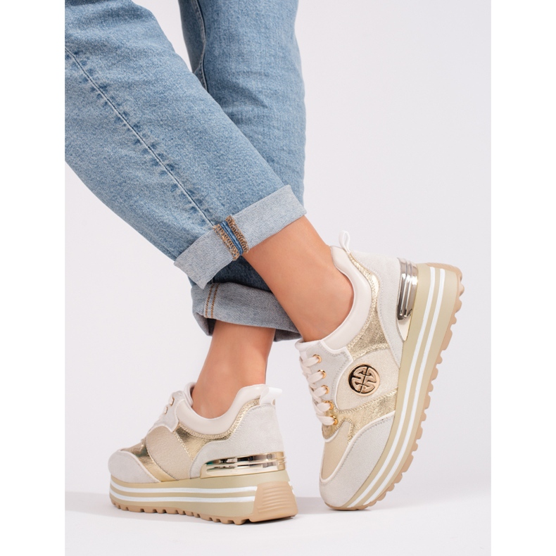 W. Potocki Deportivas de mujer Potocki doradas dorado 2 W. Potocki Deportivas de mujer Potocki doradas dorado 2