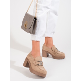 W. Potocki Zapatos de tacón en ante beige de Potocki 2 W. Potocki Zapatos de tacón en ante beige de Potocki 2