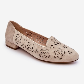 Mocasines Calados Sergio Leone BL627 Beige 6