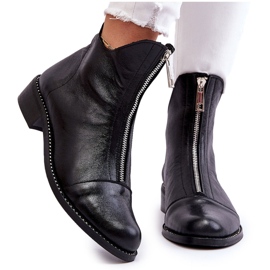 Botines Piel Cremallera Nicole 2785/037 Negro 9