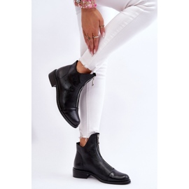 Botines Piel Cremallera Nicole 2785/037 Negro 5