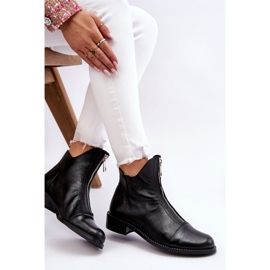 Botines Piel Cremallera Nicole 2785/037 Negro 4