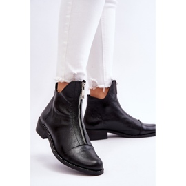 Botines Piel Cremallera Nicole 2785/037 Negro 2