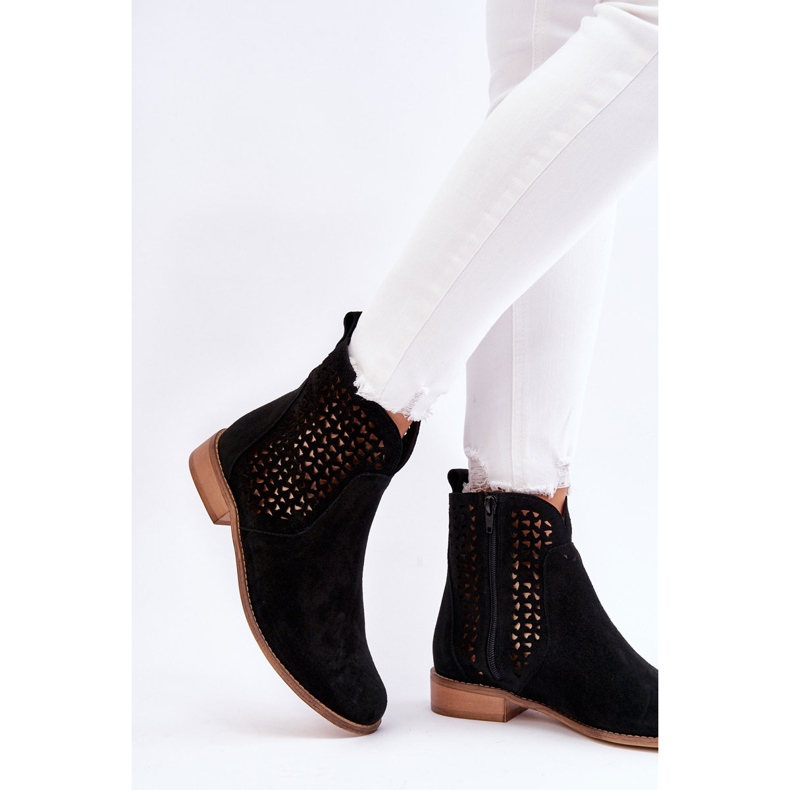 Botas Ante Nicole 2791/028 Negro 2