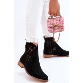 Botas Ante Nicole 2791/028 Negro 3