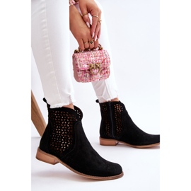 Botas Ante Nicole 2791/028 Negro 7