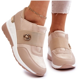Deportivas Mujer Sin Cordones Beige Jonas 9