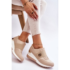 Deportivas Mujer Sin Cordones Beige Jonas 7