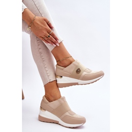 Deportivas Mujer Sin Cordones Beige Jonas 6