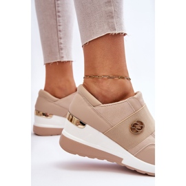 Deportivas Mujer Sin Cordones Beige Jonas 4