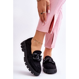 Vinceza Mocasines Mujer Ante Plataforma Negro Bennett 1