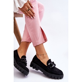 Vinceza Mocasines Mujer Ante Plataforma Negro Bennett 5
