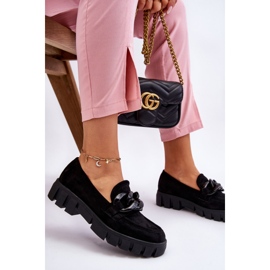 Vinceza Mocasines Mujer Ante Plataforma Negro Bennett 6