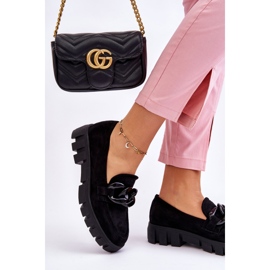 Vinceza Mocasines Mujer Ante Plataforma Negro Bennett 3