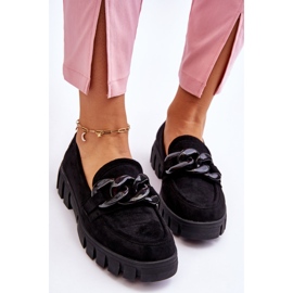 Vinceza Mocasines Mujer Ante Plataforma Negro Bennett 4