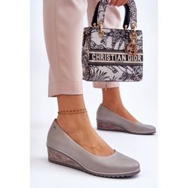 Vinceza Zapatos de salón clásicos con cuña Graysen en gris 2