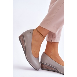Vinceza Zapatos de salón clásicos con cuña Graysen en gris 3