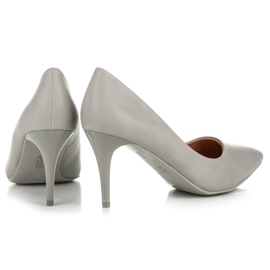Ideal Shoes Tacones grises 2