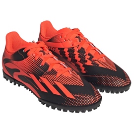 Botas de fútbol Adidas X Speedportal Messi.4 Tf Jr GZ5136 naranja naranjas y tintos 3